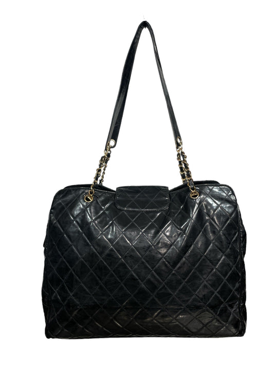 Chanel Bag Leather BLK