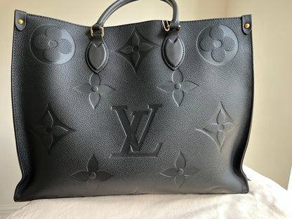 Louis Vuitton On the Go GM Black Empreinte (RRP £2,510)