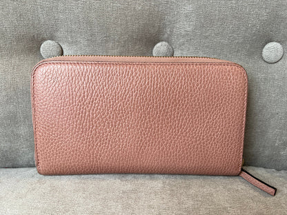 Gucci Pale Pink GG Long Wallet