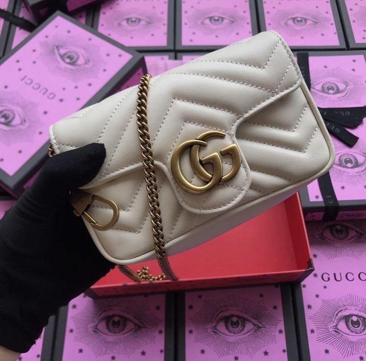 Gucci Marmont Small Matelassé Shoulder Bag