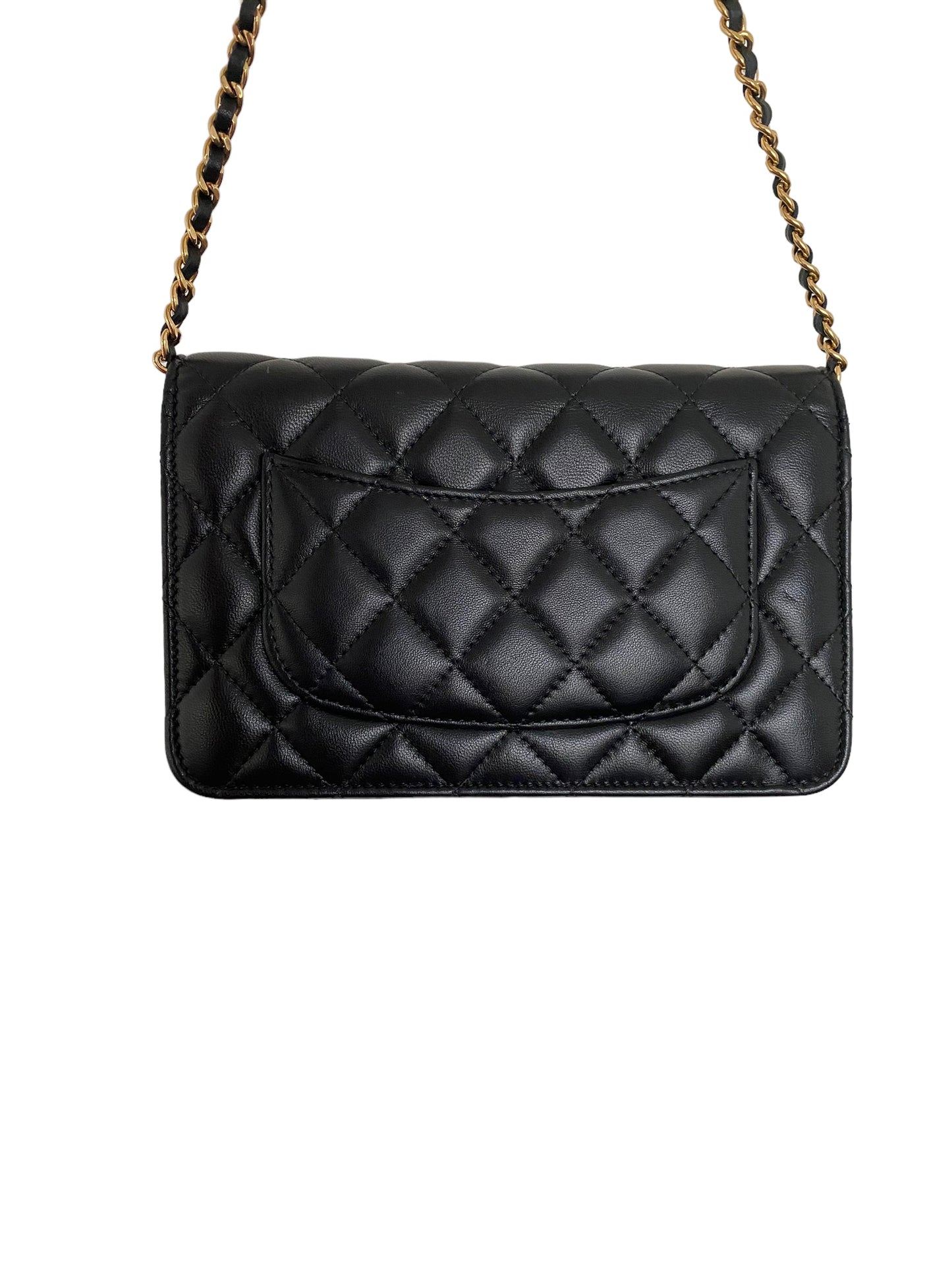 Chanel Black Wallet On Chain