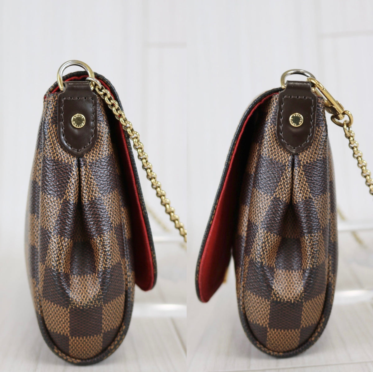 Rank AB ｜LV Damier Favorite PM Shoulder Bag｜052506