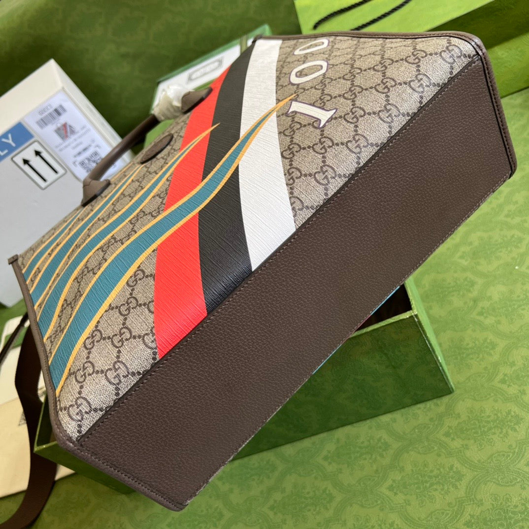 Gucci Medium Tote Bag With Geometric Print