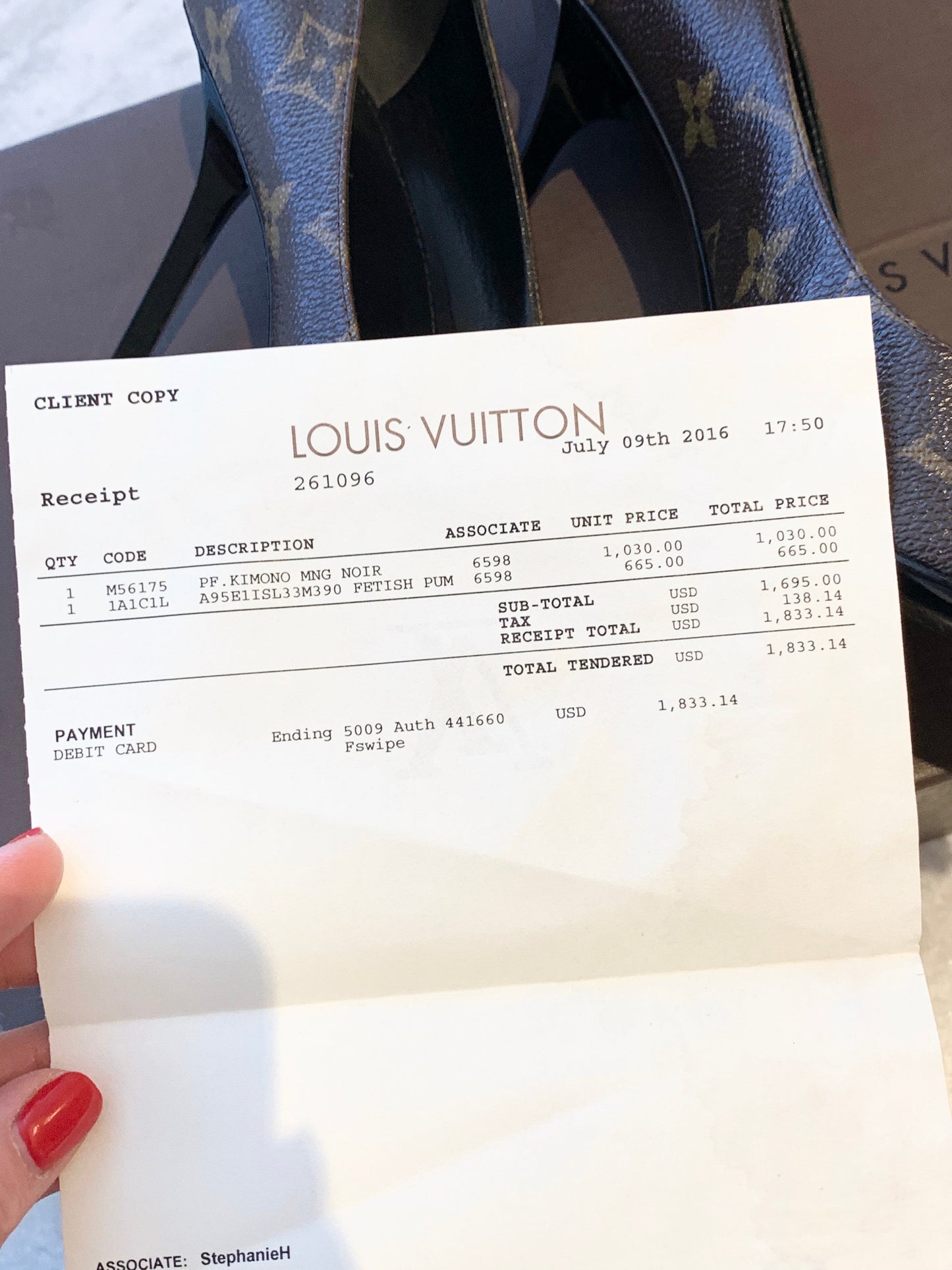 LOUIS VUITTON Patent Leather Monogram Fetish Pumps EU39