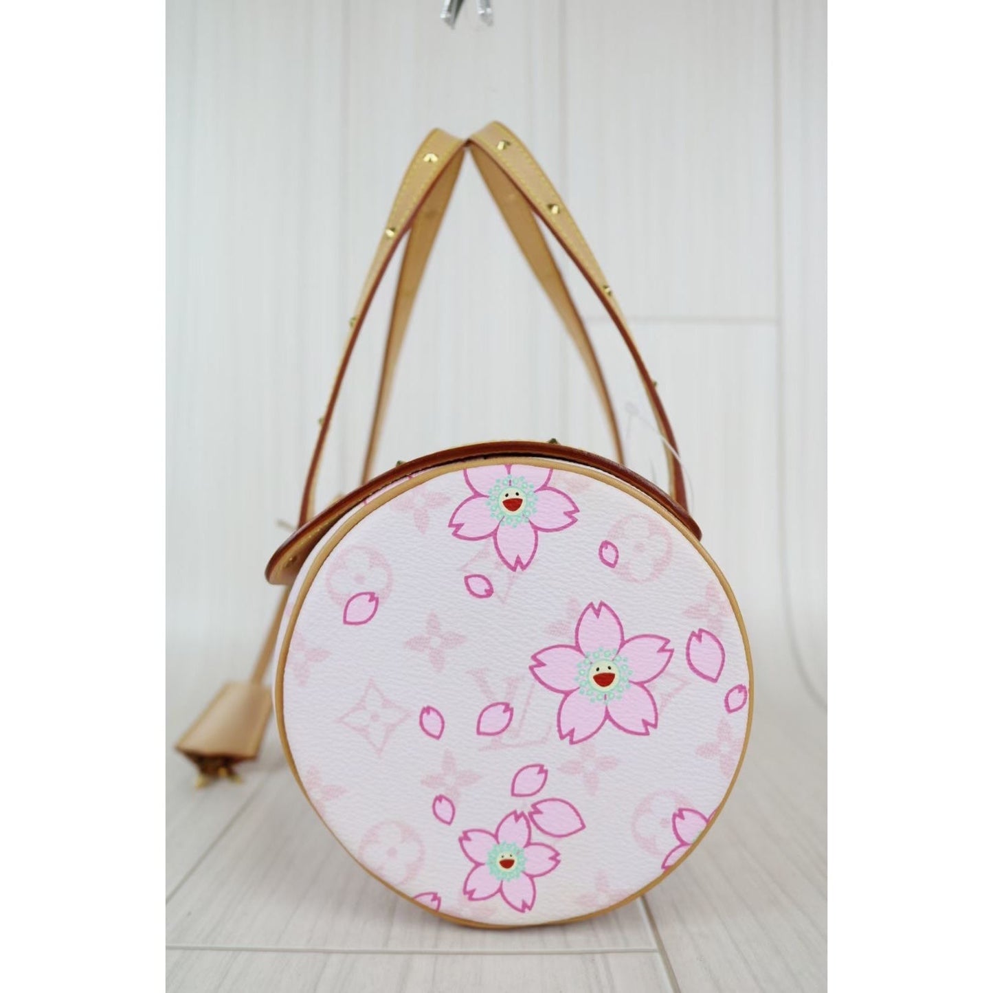 Rank A ｜LV Monogram Cherry Blossom Rose Pink Takashi Murakami｜ 062112
