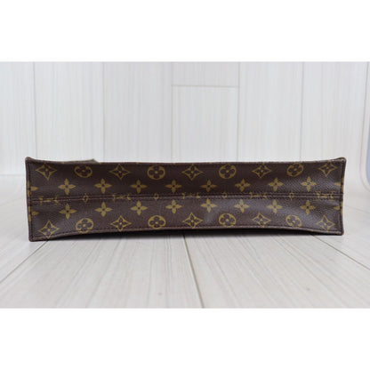 Rank A ｜ LV Monogram Sac Plat Tote Bag ｜073013