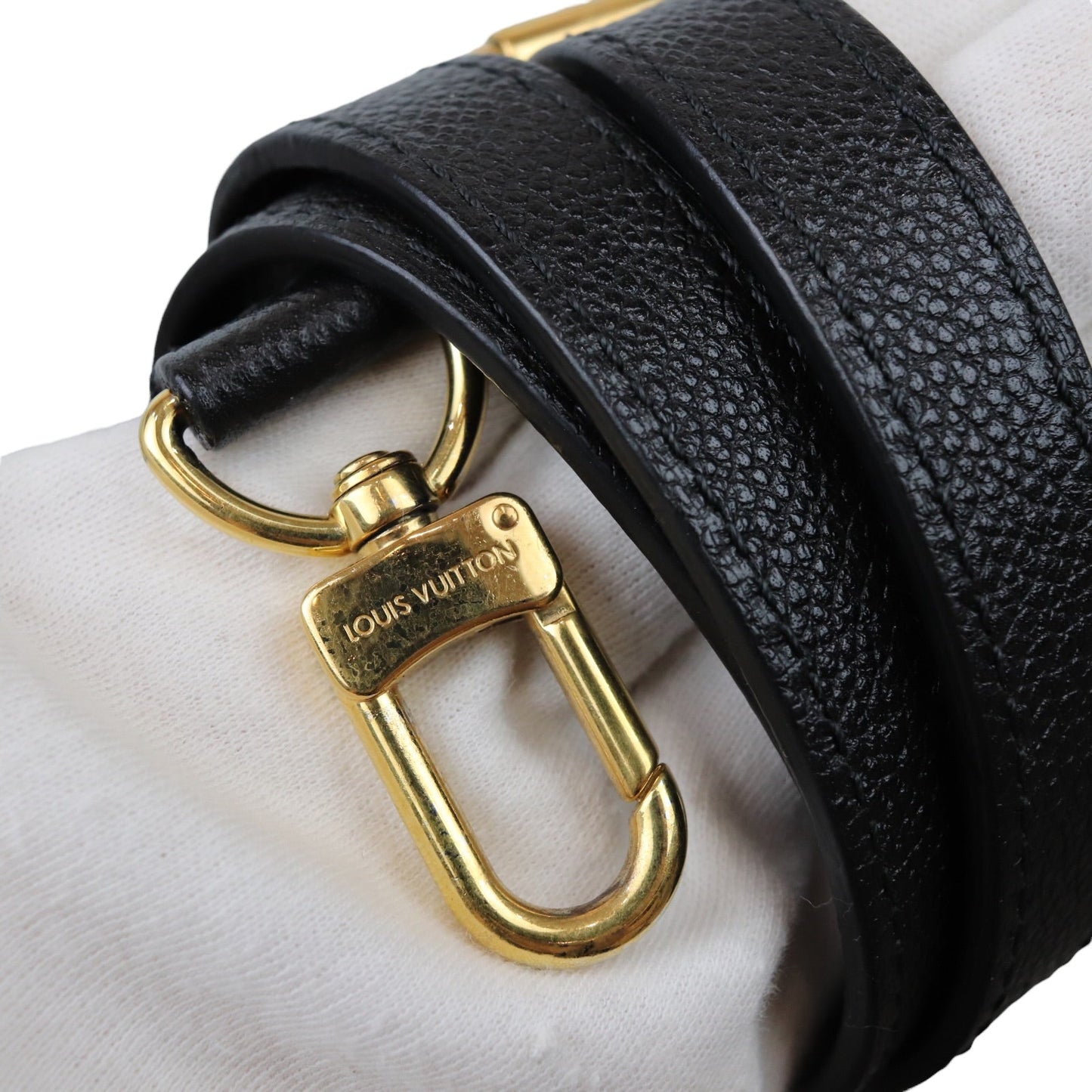 Louis-Vuitton Monogram Empreinte Pochette Metis Black GHW