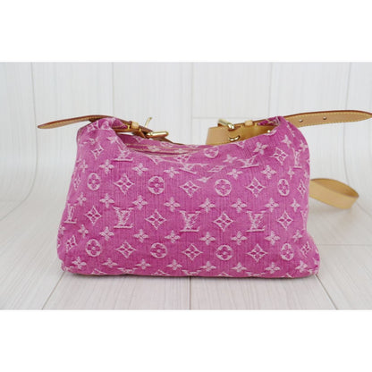 Rank A｜ LV Monogram Denim Buggy PM Shoulder Bag ｜081003