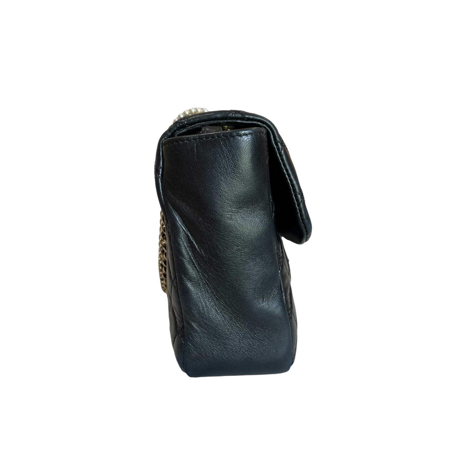 Westminster Flap Lambskin Black Pearl Strap