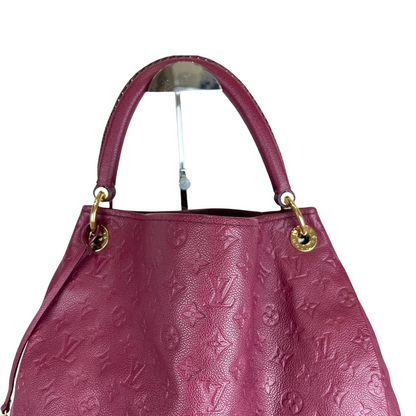 Louis-Vuitton Artsy MM Empreinte Burgundy GHW