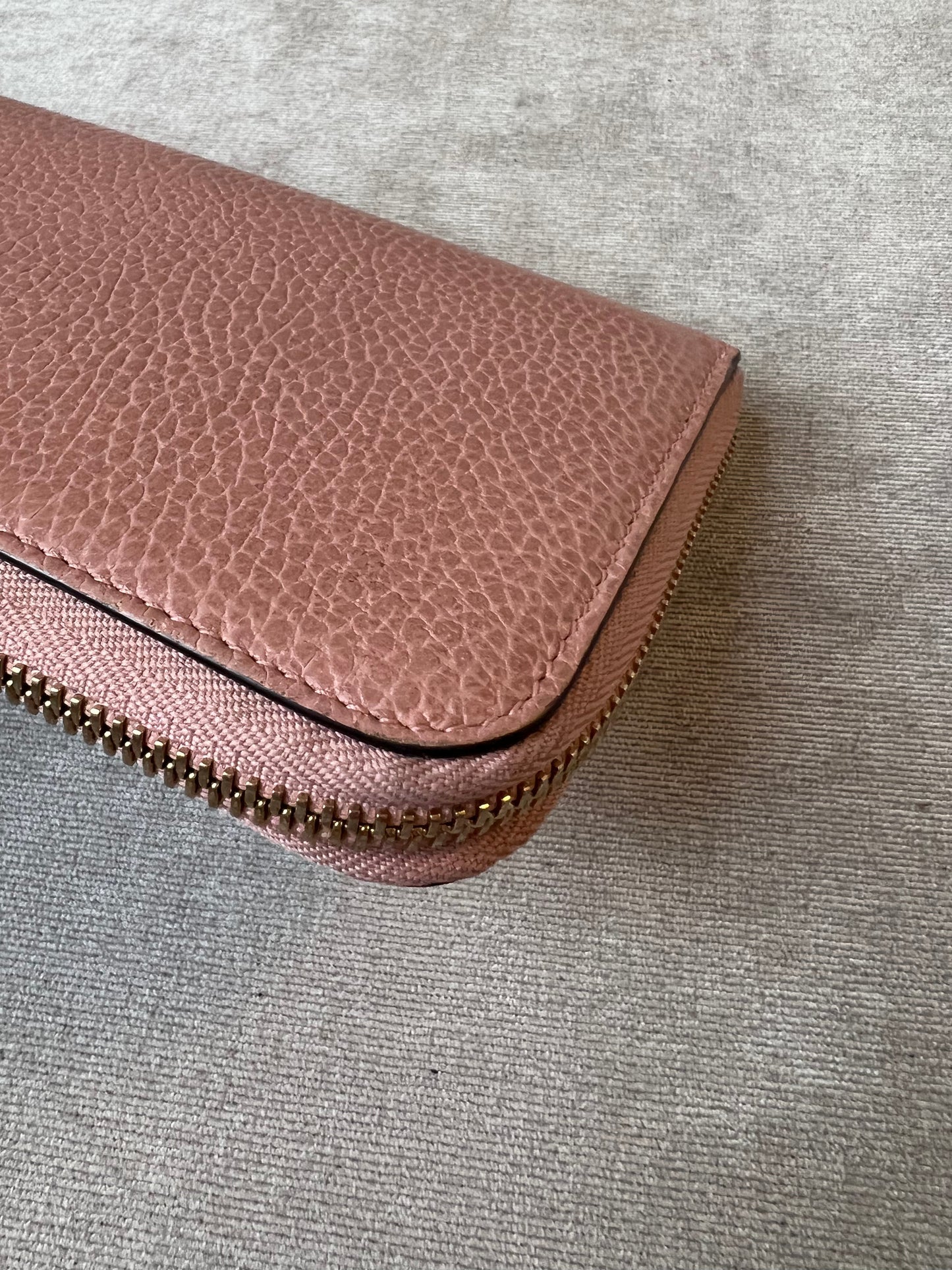 Gucci Pale Pink GG Long Wallet