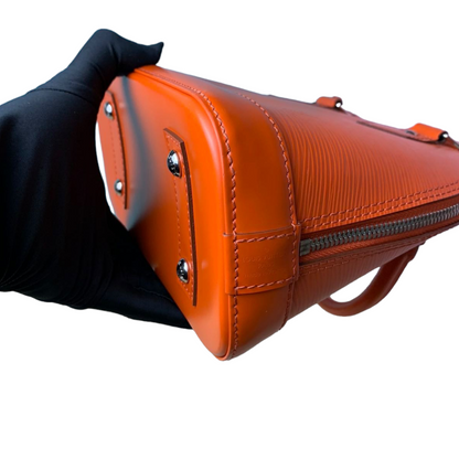 Louis-Vuitton Alma BB Epi Orange SHW