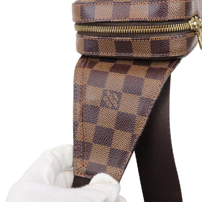 Louis-Vuitton Damier Ebene Geronimos Waist fanny Black GHW