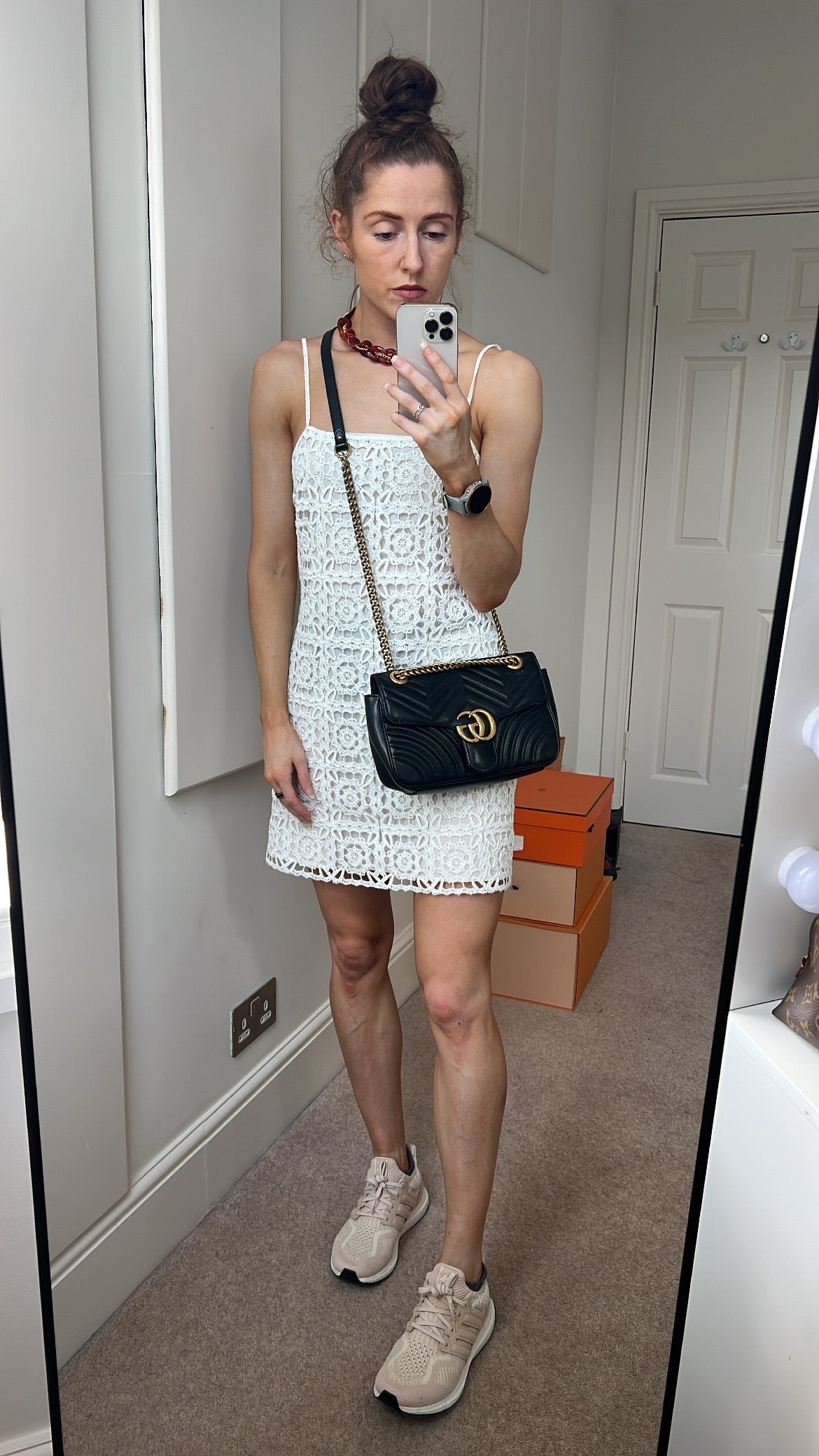Gucci GG Black Marmont Small Shoulder Bag