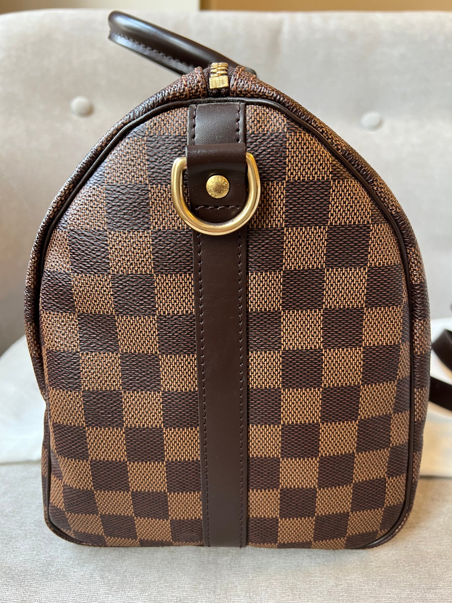 Louis Vuitton Speedy Bandouliere 30 Damier Ebene (RRP £1470)