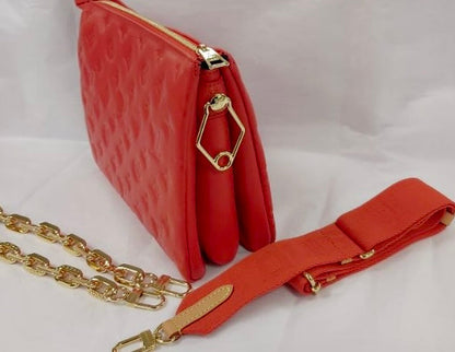 Louis Vuitton Red Coussin Bag