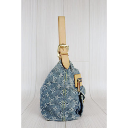 Rank AB ｜ LV Monogram Denim Buggy PM Shoulder Bag  ｜  072107