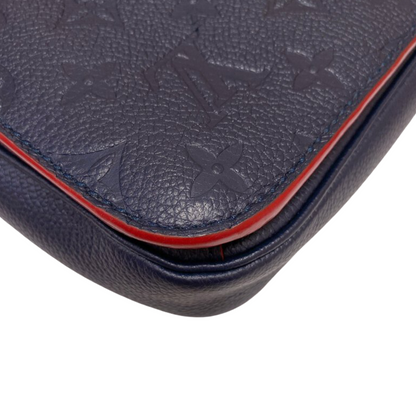 Louis-Vuitton Monogram Empreinte Pochette Metis Leather Marine Blue GHW