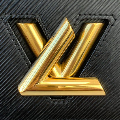 Louis-Vuitton Twist Lock Epi Leather MM Black GHW