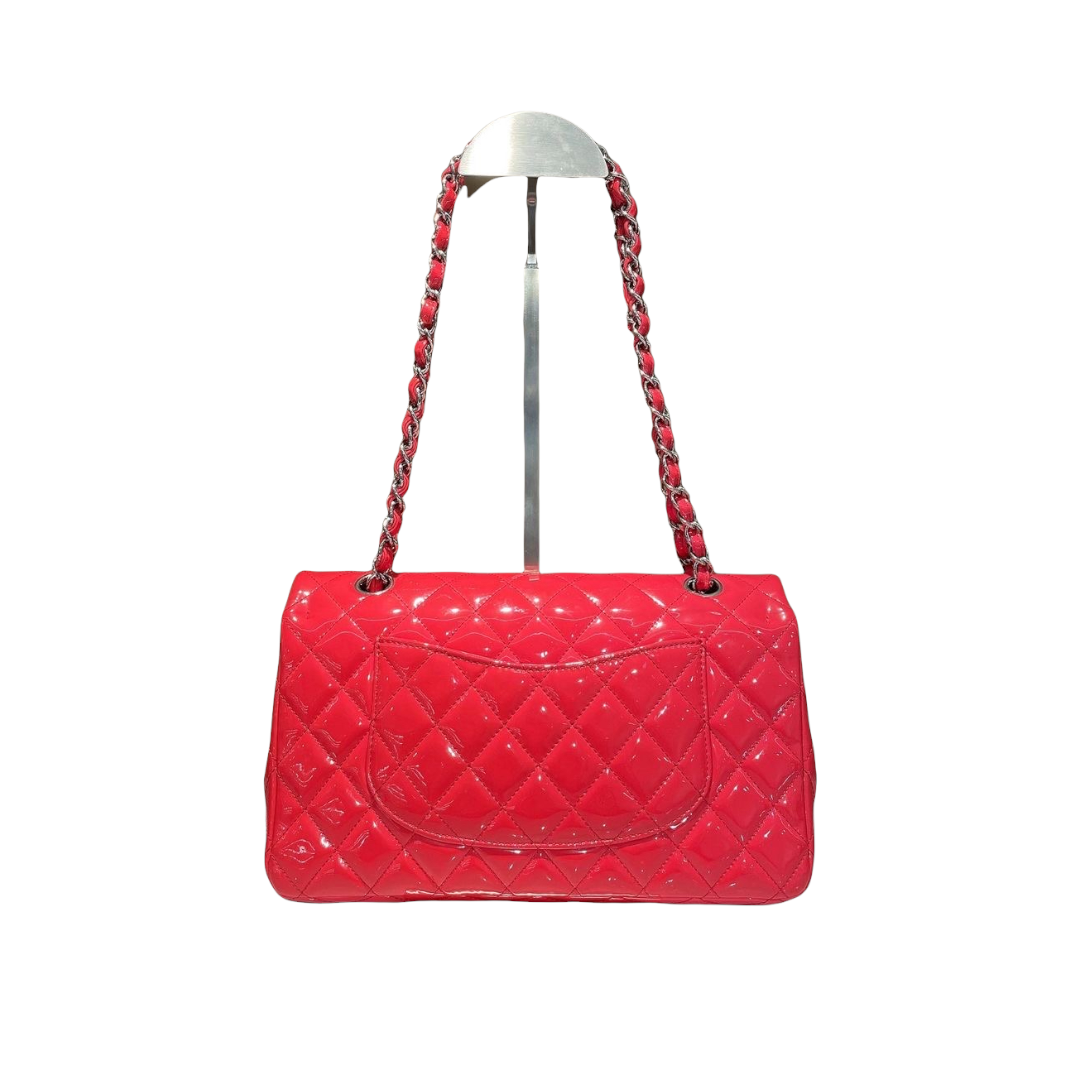 Classic Flap Medium Patent Pink SHW