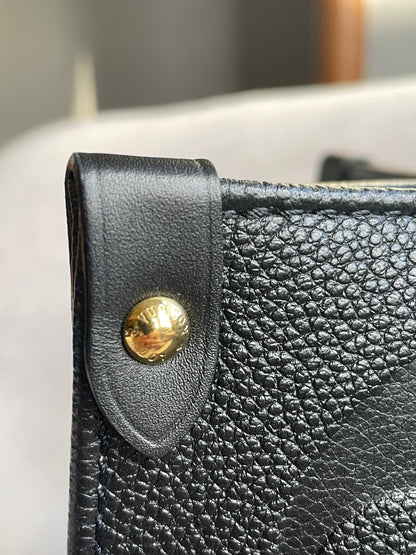 Louis Vuitton On the Go GM Black Empreinte (RRP £2,510)