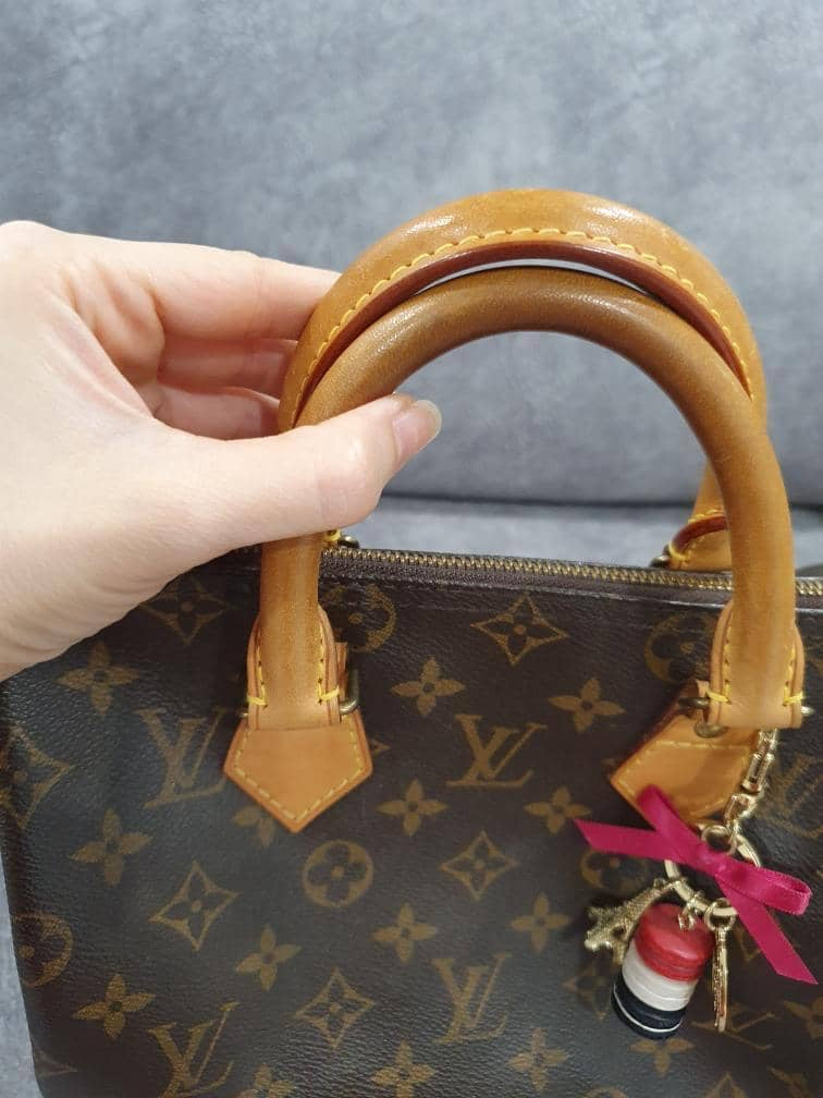 Louis-Vuitton Vuitton Speedy 25 Monogram Canvas Handbag
