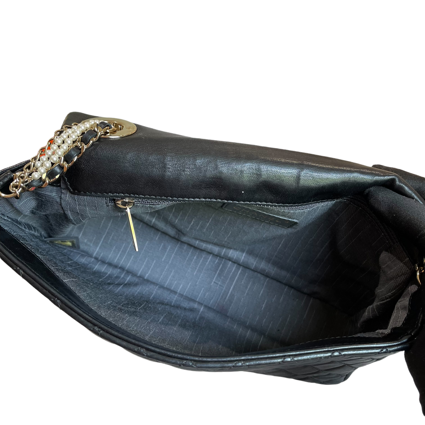 Westminster Flap Lambskin Black Pearl Strap