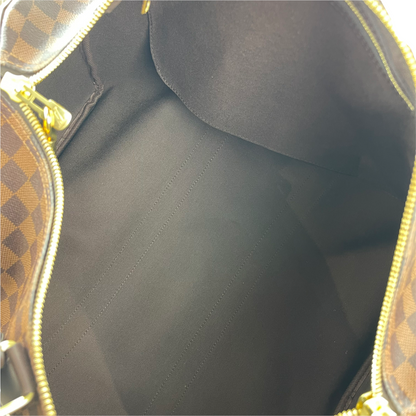 Louis-Vuitton Damier Ebene Canvas Keepall Bandoulière 45 GHW