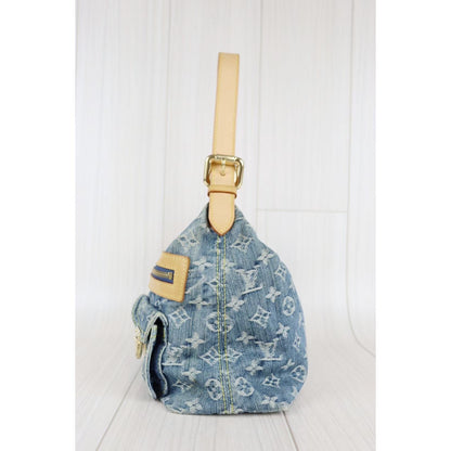 Rank AB ｜ LV Monogram Denim Buggy PM Shoulder Bag  ｜  072107