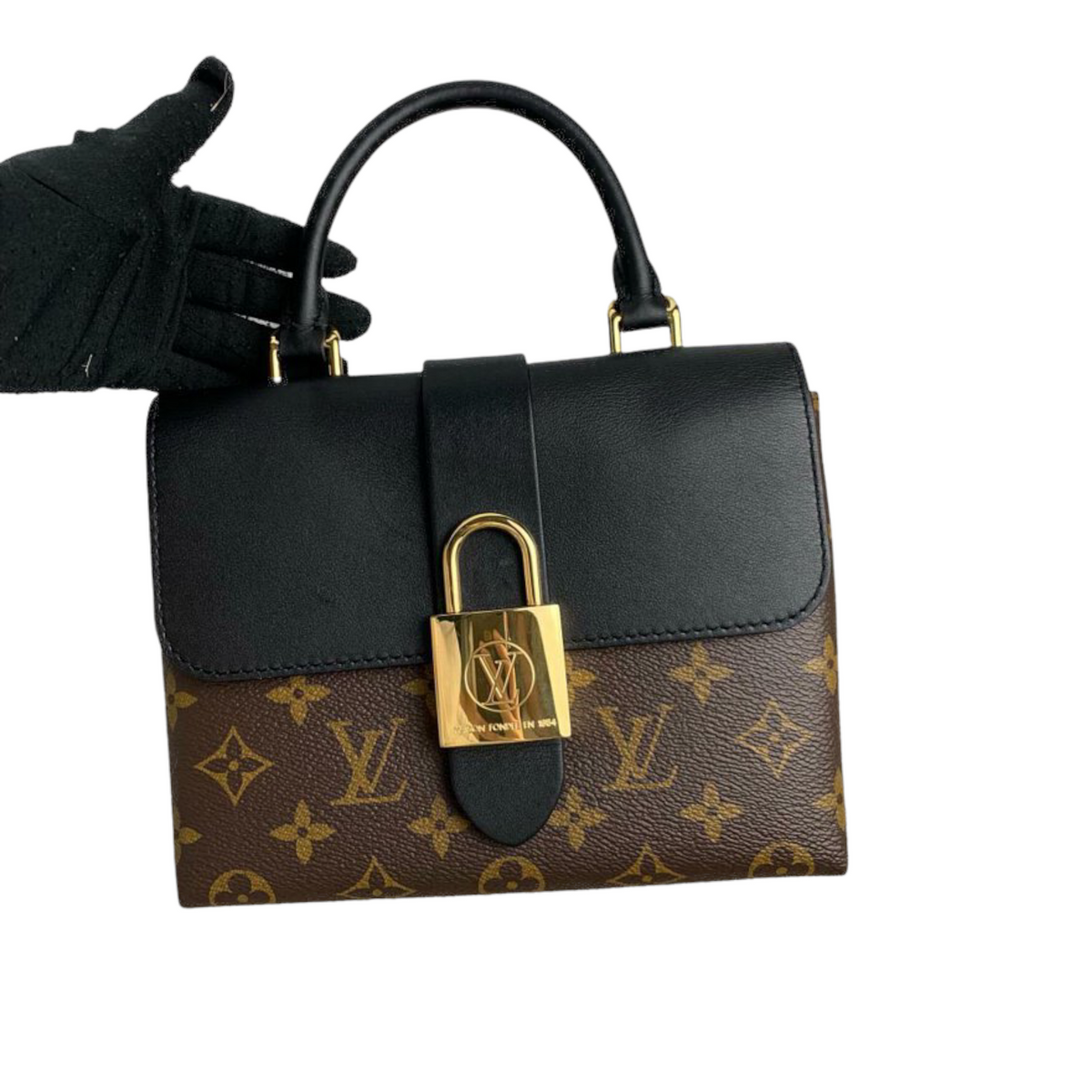 Louis-Vuitton Locky BB Monogram Canvas Brown/Black GHW