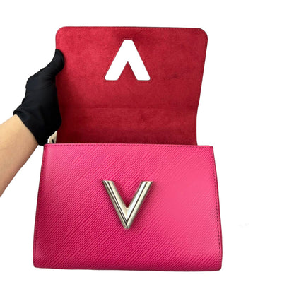 Louis-Vuitton Twist Lock Epi Leather MM Pink GHW