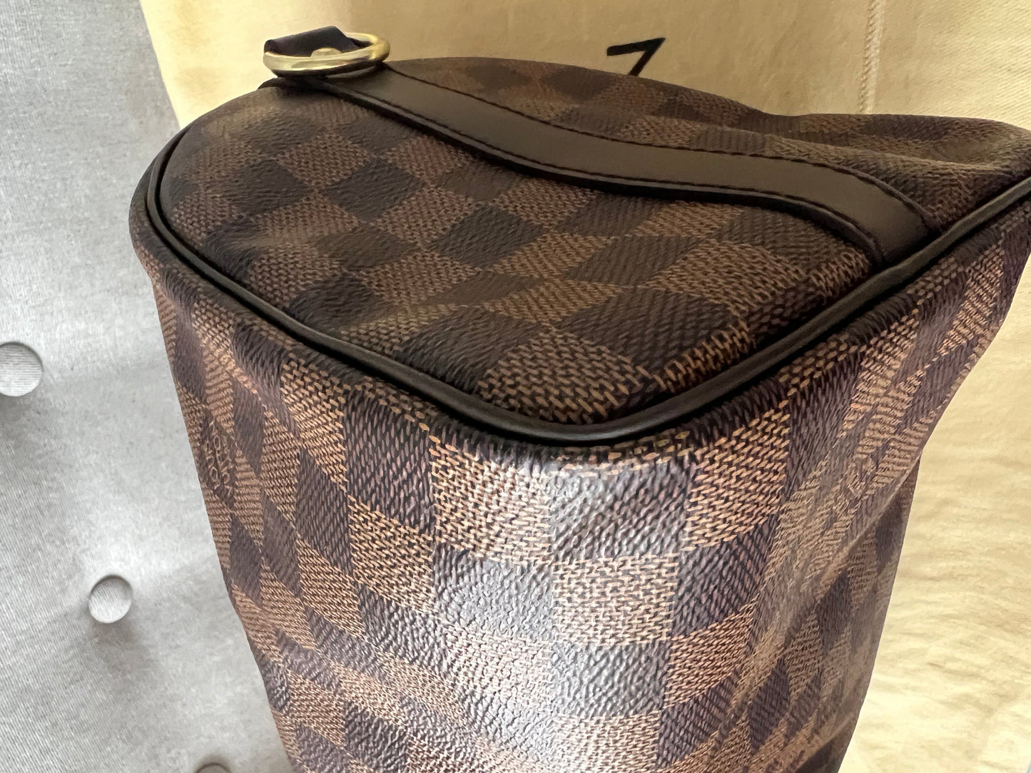 Louis Vuitton Speedy 25 Bandouliere (strap missing) Damier Ebene (RRP £1,420)