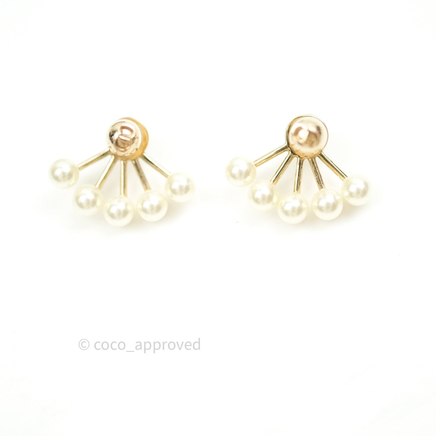 Christian Dior Pearl La Peite Tribale Earrings