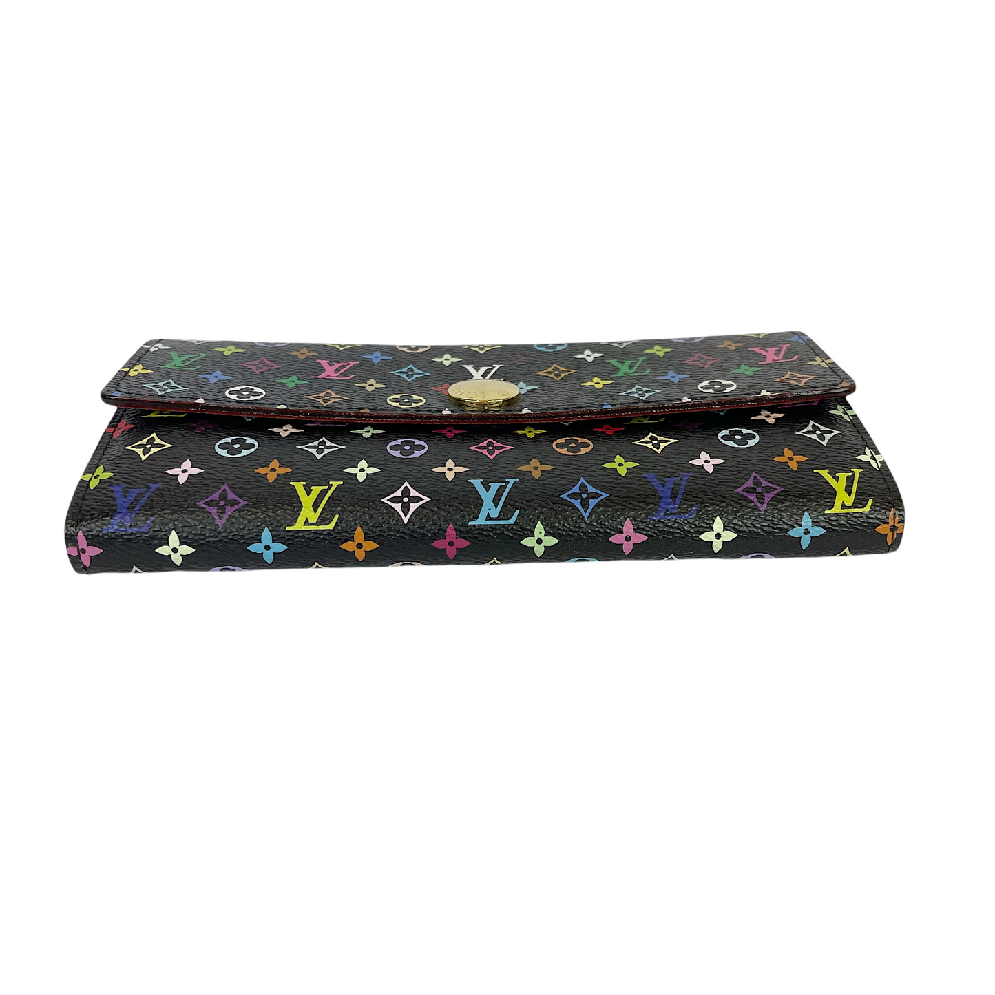 Louis-Vuitton Sarah Wallet Monogram Multicolour GHW