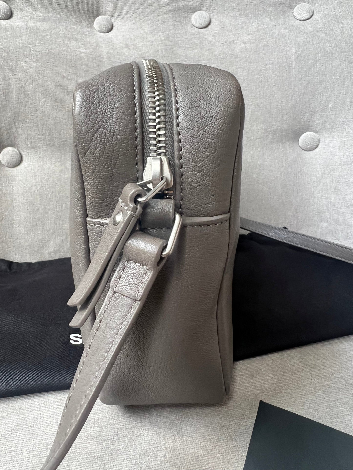 Yves Saint Laurent (YSL) Grey Camera Bag