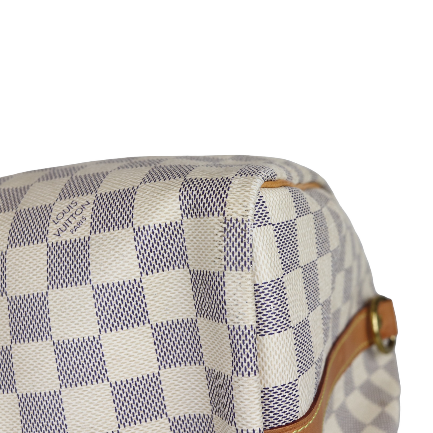 Louis-Vuitton Monogram Speedy Bandouliere 30 Damier Azure