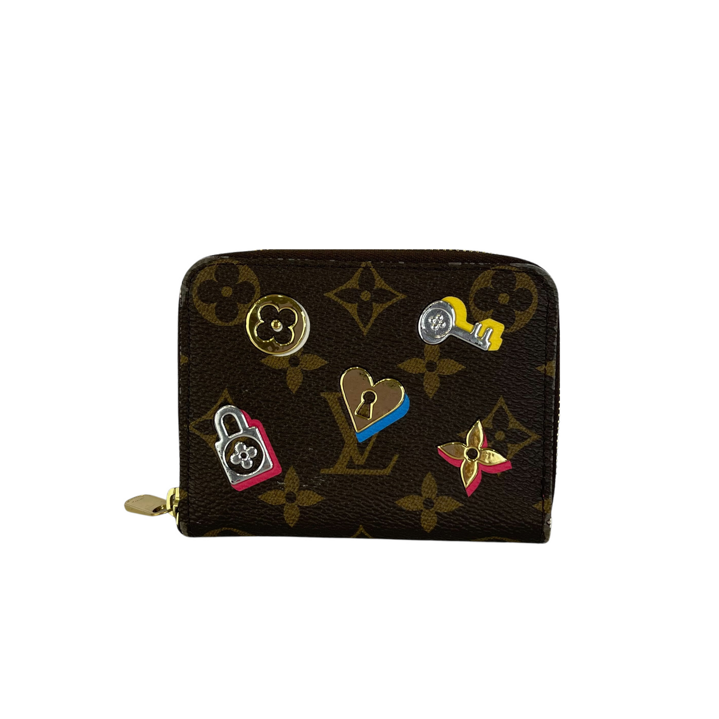 Louis-Vuitton Love Lock Zippie Coin Wallet