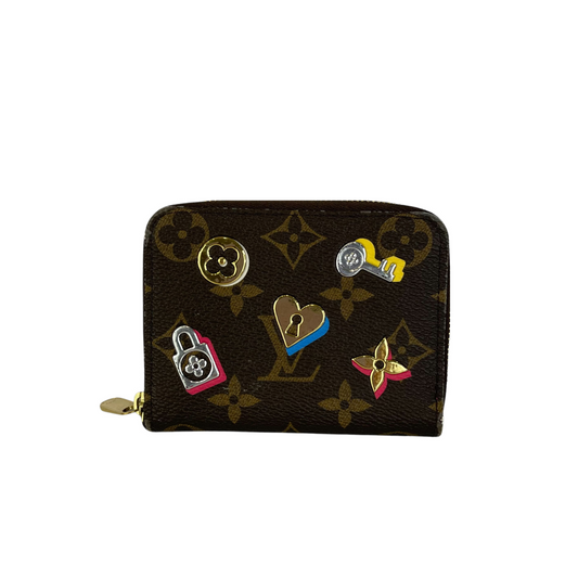 Louis-Vuitton Love Lock Zippie Coin Wallet