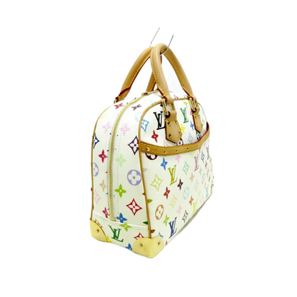 Louis-Vuitton Monogram Multicolore Trouville White