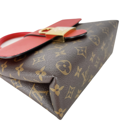 Louis-Vuitton Locky BB Monogram Canvas Brown/Red GHW
