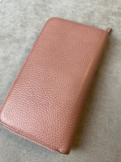 Gucci Pale Pink GG Long Wallet