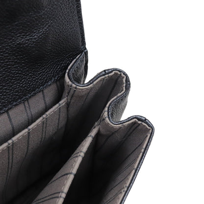 Louis-Vuitton Monogram Empreinte Pochette Metis Black GHW