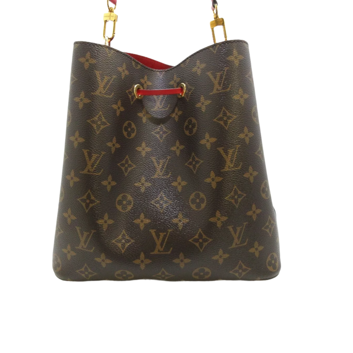 Louis-Vuitton Monogram NeoNoe MM Red Interior