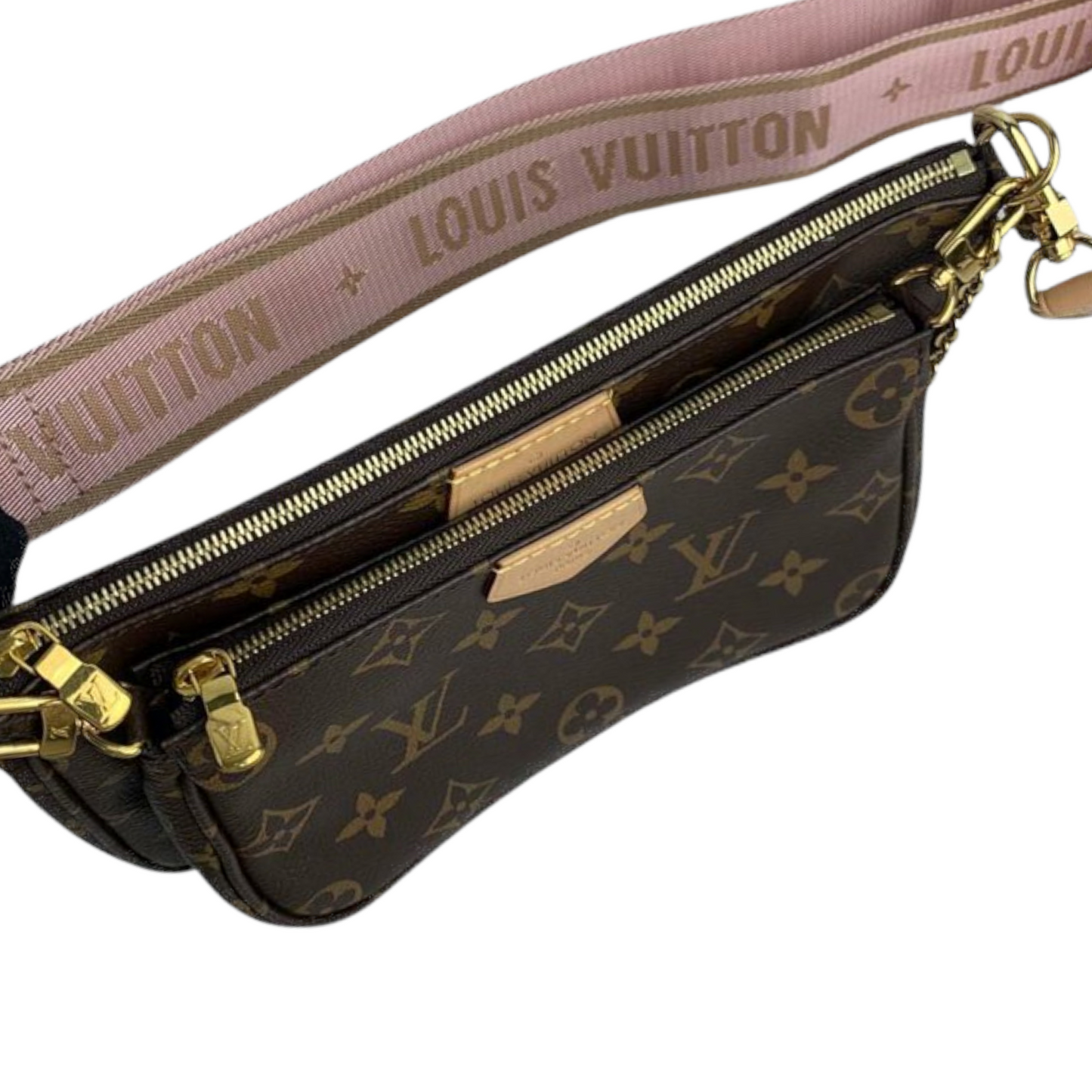 Louis-Vuitton Multi-Pochette Cavas Brown GHW