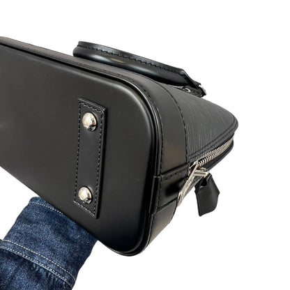 Louis-Vuitton Alma BB Black Epi SHW