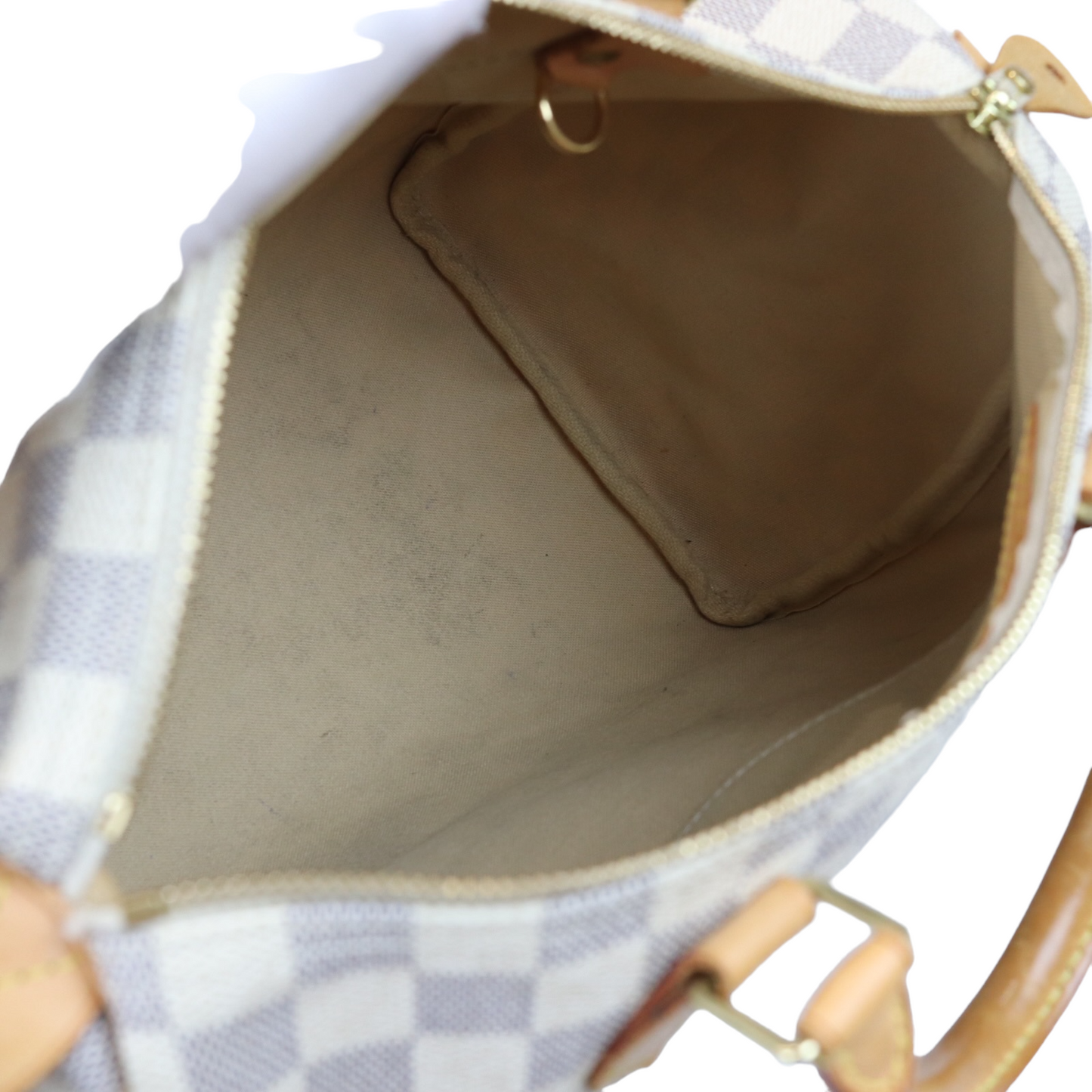 Louis-Vuitton Speedy 30 Damier Azur Canvas GHW