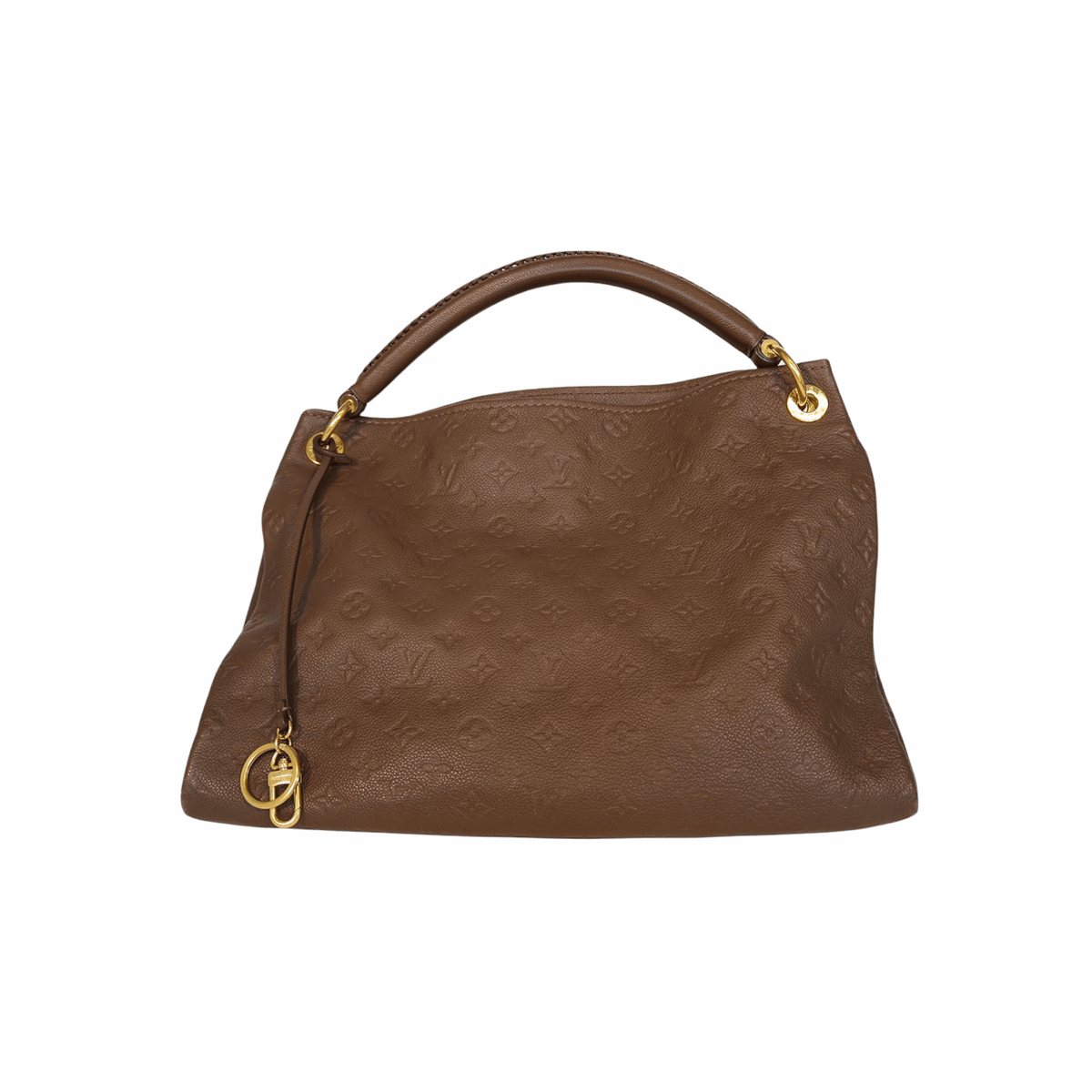 Louis-Vuitton Artsy MM in Brown Leather
