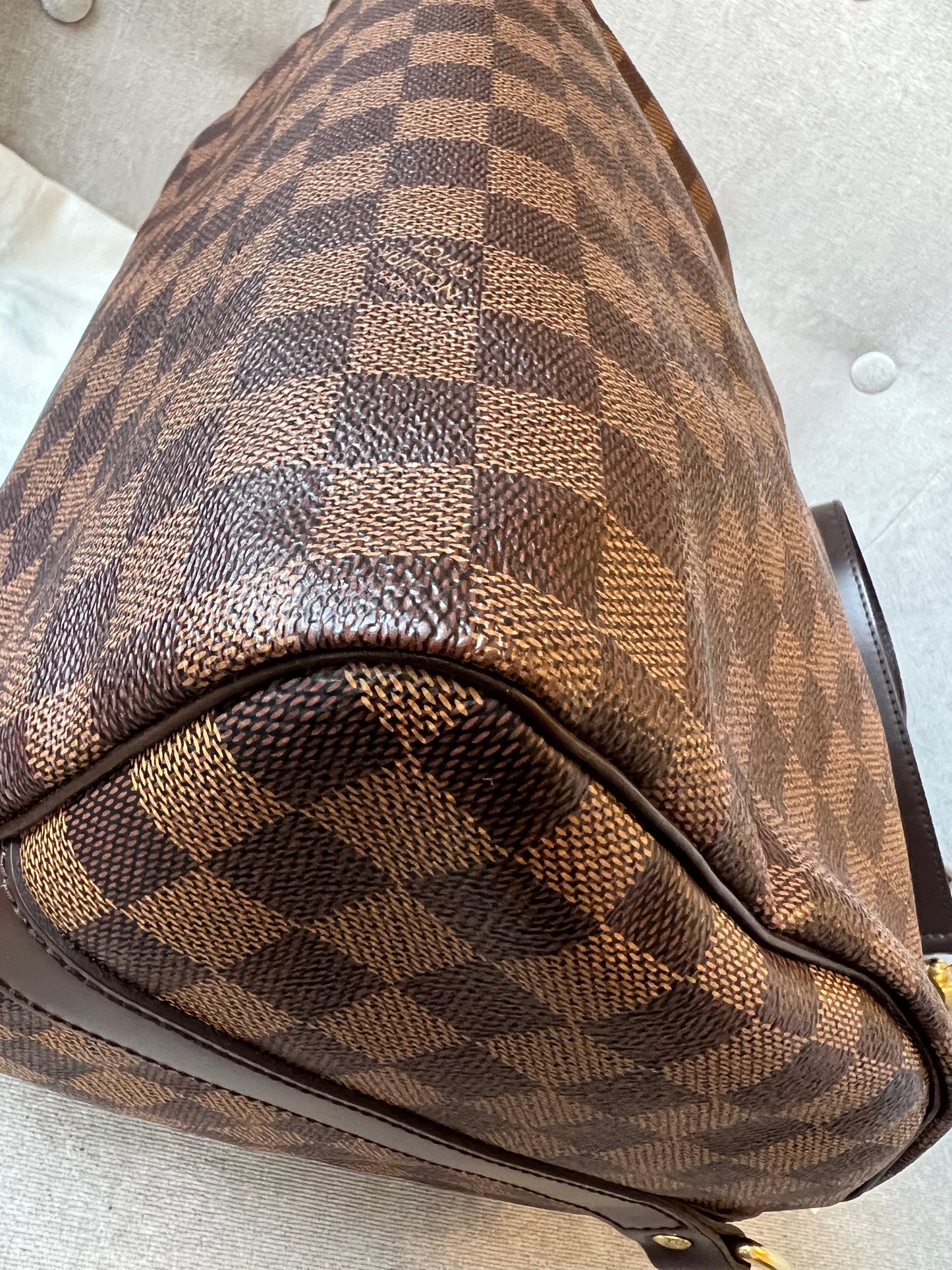 Louis Vuitton Speedy Bandouliere 30 Damier Ebene (RRP £1470)