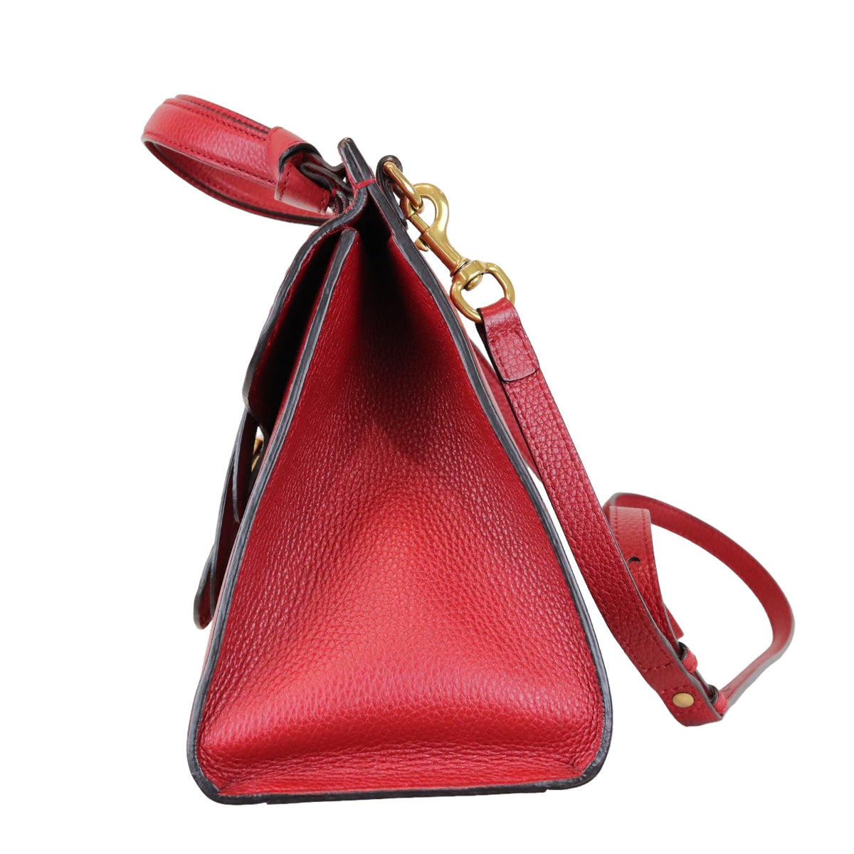 Gucci GG Marmont Two Way Top Handle Red GHW