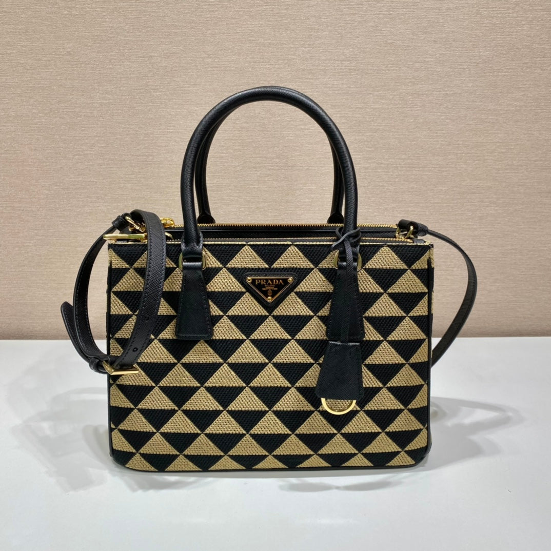 Prada Small symbole Jacquard fabric Bag